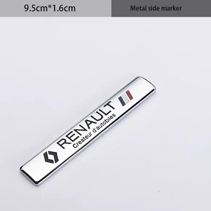Autocollant emblème de voiture, accessoires pour Renault RS GT Clio Megane PARLS PREMIERE Captur Trafic Twingo Scenic 2 Kadjar Zoe Kangoo