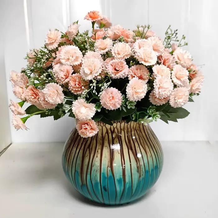 Fleurs artificielles Bouquet De Mariage Festival Vase Maison Chambre Décor Scrapbook Artisanat Bricolage Boîte De Bonbons Soie Hortensia Accessoires De Mariée