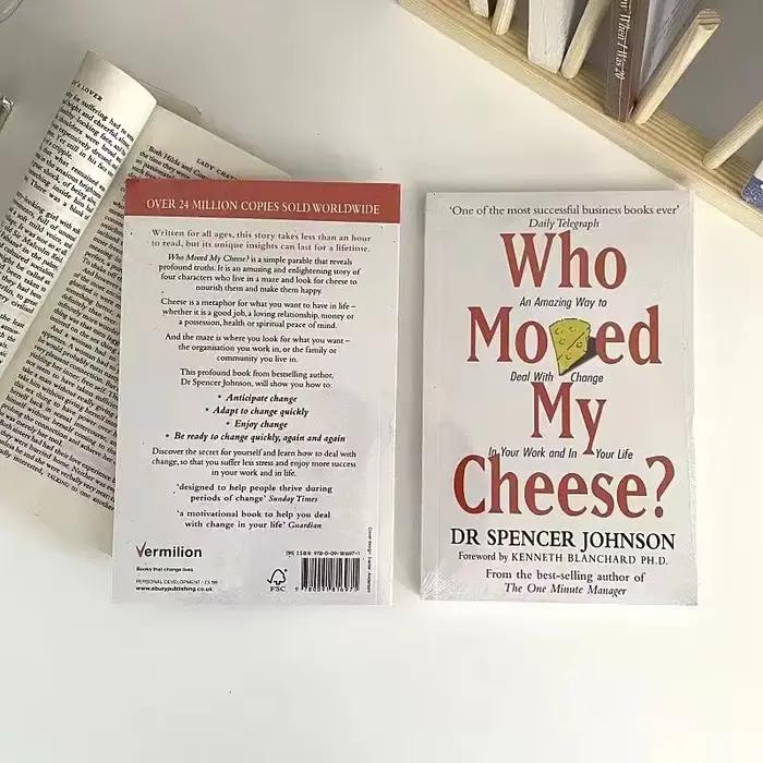 Qui déplacé mon fromage Version anglaise du roman anglais pour les enfants éducatifs livre de lecture livres de langue d'apprentissage de l'anglais