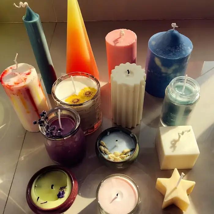 Bougie parfumée non cubique bricolage, pigment d'avertissement, colorant, parfum exécutif, 20 couleurs, 2g par document