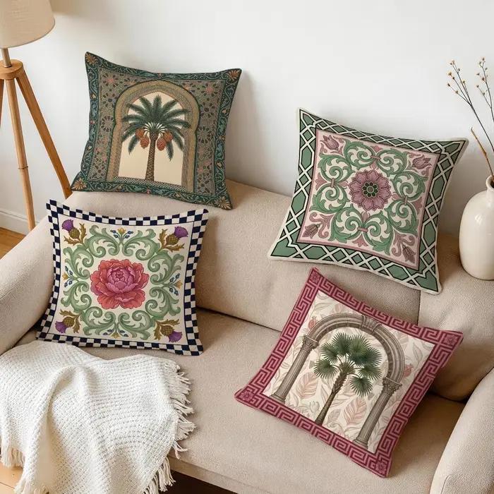Housse de coussin imprimée sur un seul côté