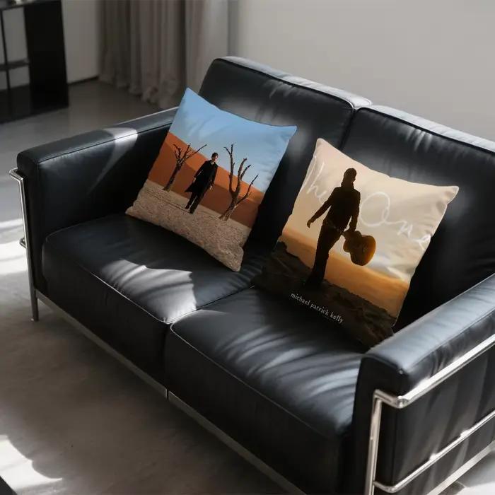 Housse de coussin de chanteur Michael Patrick Kelly, taie d'oreiller carrée pour canapé, décontractée, confortable et respectueuse de la peau