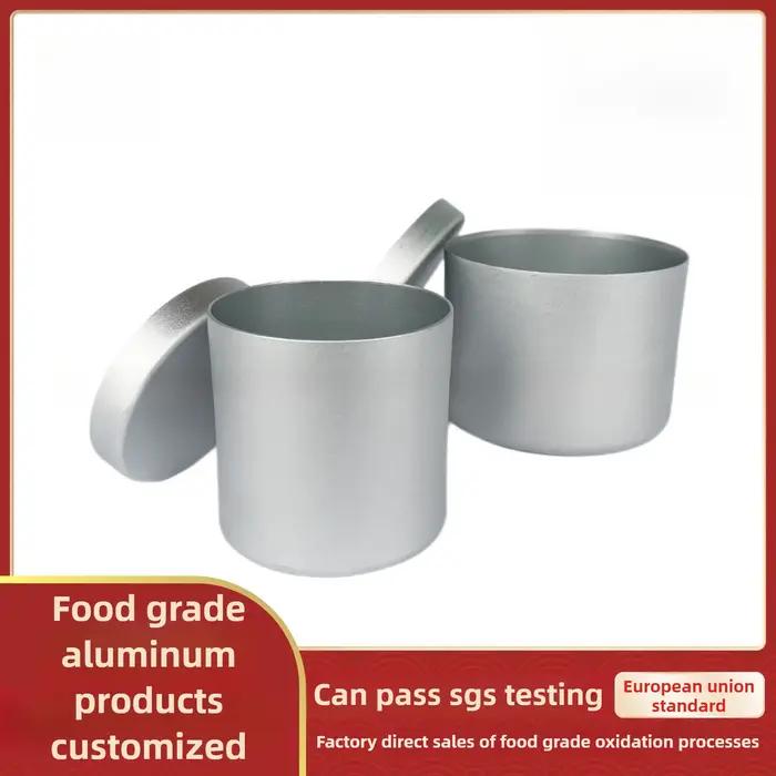 Tasse en aluminium pour bougie d'aromathérapie, tasse à bougie, tasse en oxyde d'aluminium pour ustensiles, souvenir de voyage de mariage, pendaison de crémaillère, rassemblement de fête