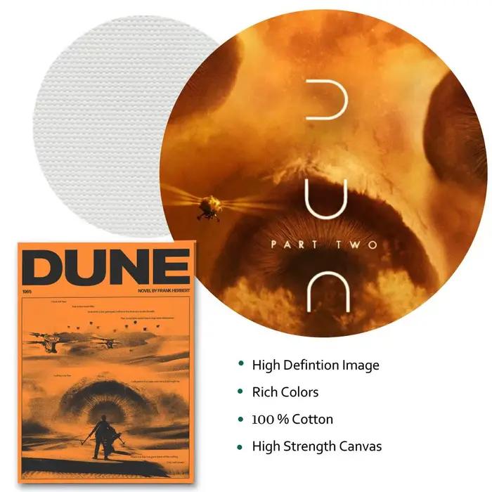 Affiche sur toile Dune Classic Movie design classique toile imperméable pour salon bureau et cadeau spécial