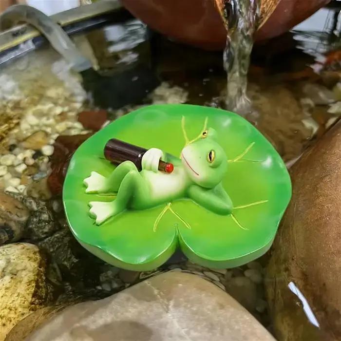 Grenouilles en résine | Statues de jardin de grenouille en résine