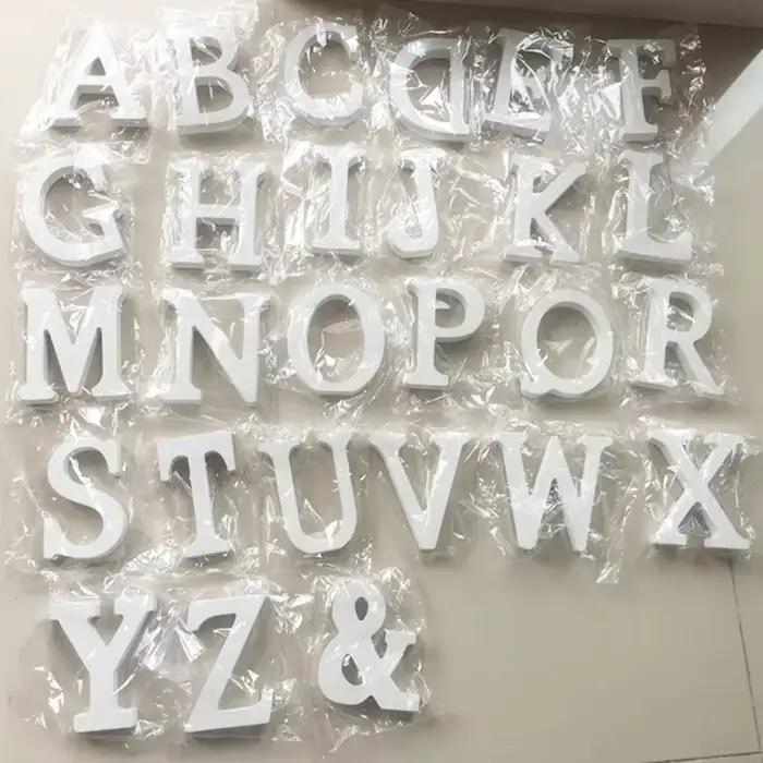 Bricolage décor à la maison lettres en bois Alphabet mot mariée fête de mariage