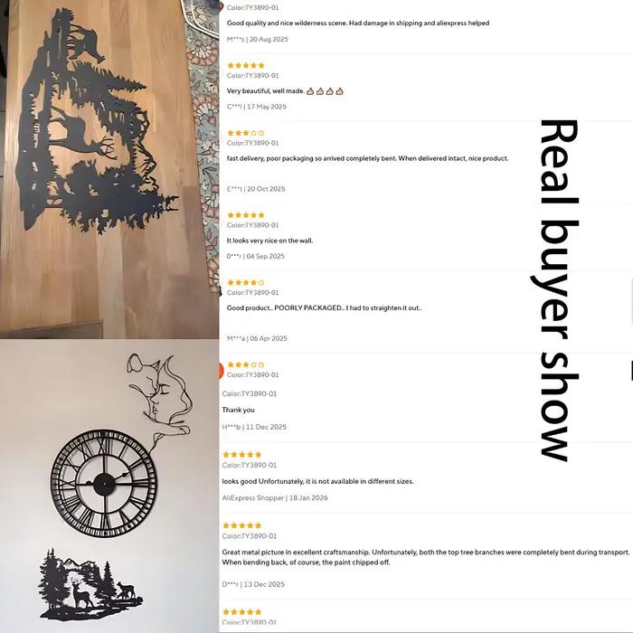 CIFBUY artisanat en métal décoration de la maison en fer forgé