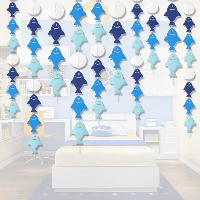 Guirlandes de papier de décoration sous-thème de la mer pour mariage fiançailles fêtes d'anniversaire baby shower occasions spéciales enfants