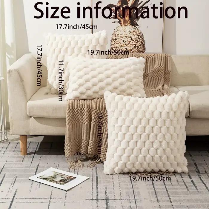 Housses de coussin confortables pour salon