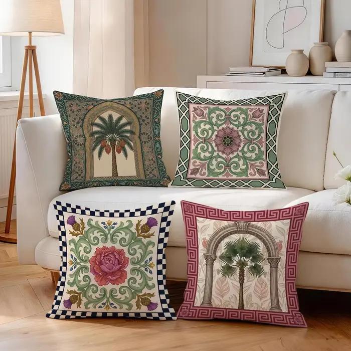 Housse de coussin imprimée sur un seul côté