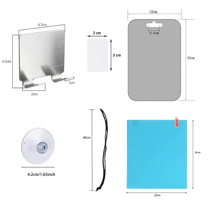 Ensemble de miroirs acryliques de grande taille