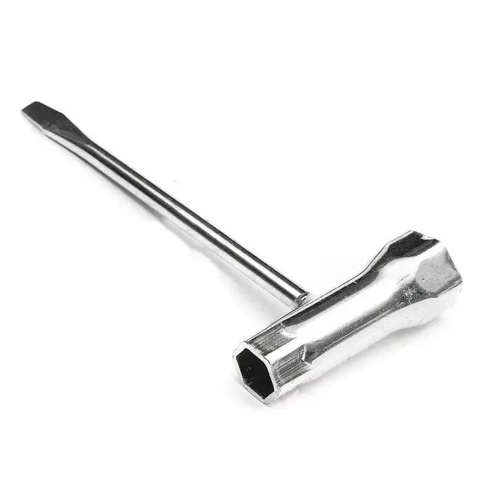 Clé à douille pour bougie d'allumage, clé en acier inoxydable de 13mm et 19mm pour tronçonneuse à essence et débroussailleuse