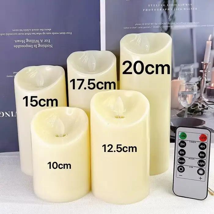 Bougie électronique à chargement LED