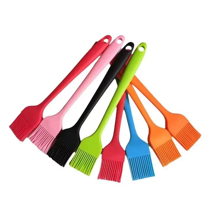 Pinceau de cuisine en silicone amélioré, résistant à la chaleur, pour pâtisserie, huile, barbecue, cuisson et grillades