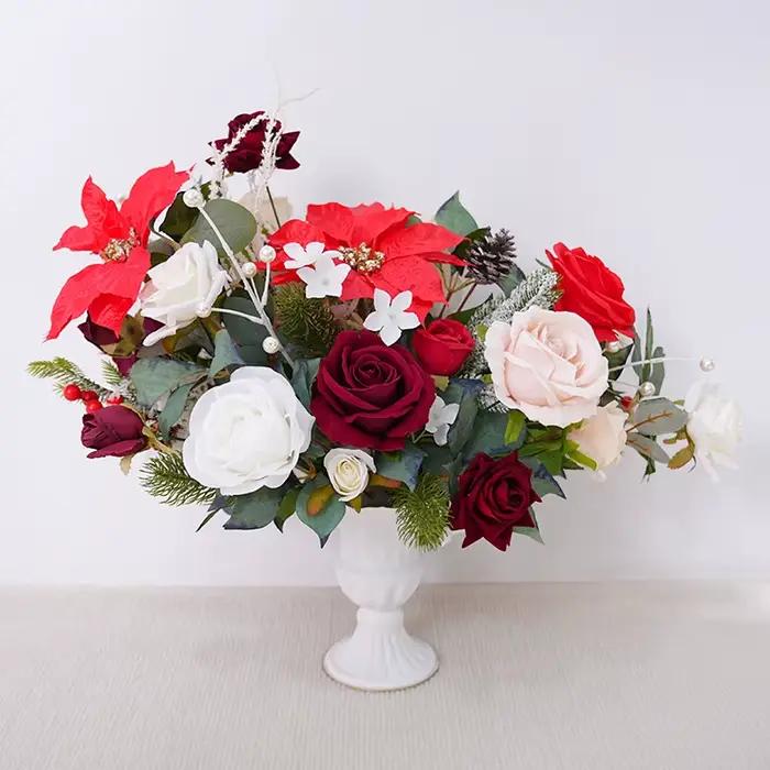 Vase série noël A866202 avec fenêtre à fleurs