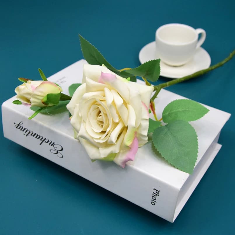 Grandes Roses artificielles en soie, magnifique Vase à branches pour la maison, décoration de mariag