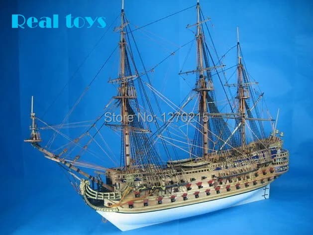 Maquette de bateau de guerre San Felipe, modèle classique à assembler soi-même, kits d'armada invinc