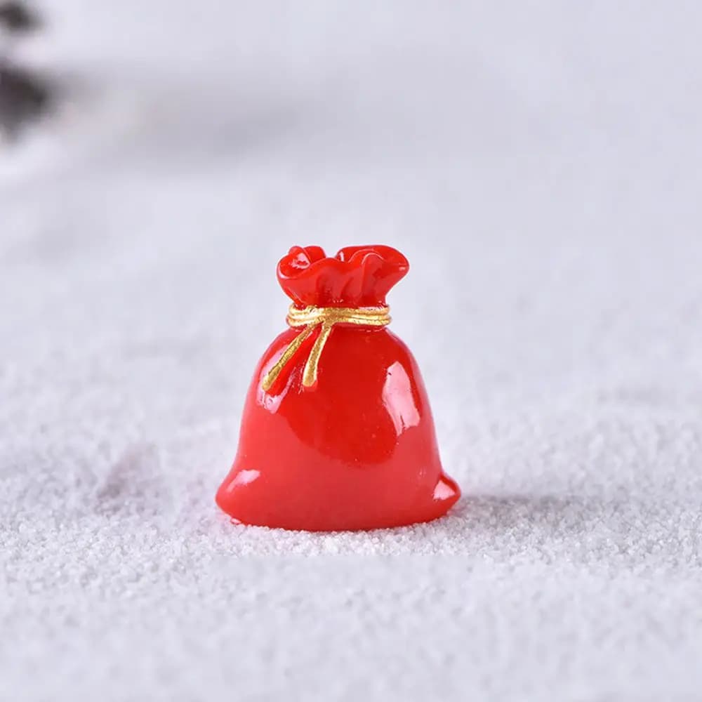 Décoration de jardin en résine, artisanat, ornements de noël mignons, Micro Figurines de paysage, dé