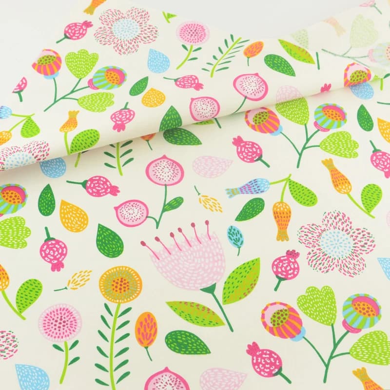 Booksew-Tissu 100% coton à motif de fleurs, 20x50cm/pièce, Telas Algodon, Patchwork, couture, coussi