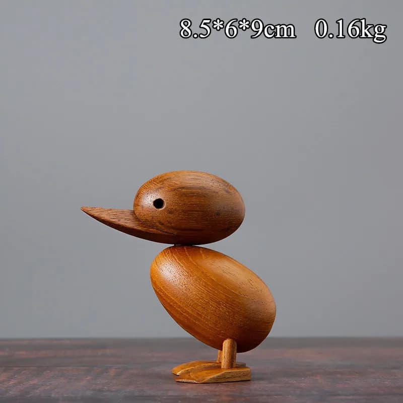 HHT – décoration en bois de teck pour la maison, cadeaux de vacances créatifs, haut de gamme, animau