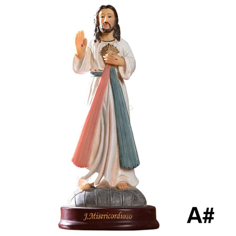 Sculpture de la bénie Saint vierge marie, 1 pièce, Statue de table de jésus-Christ, Figurine de notr