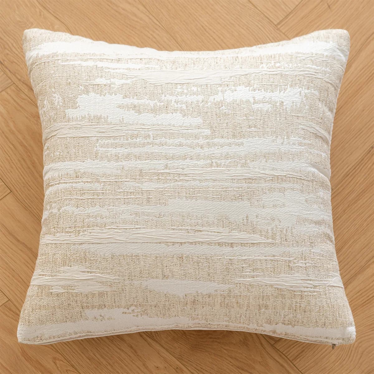 Housse de coussin Jacquard géométrique marron kaki français 45x45, housses d'oreiller de luxe modern