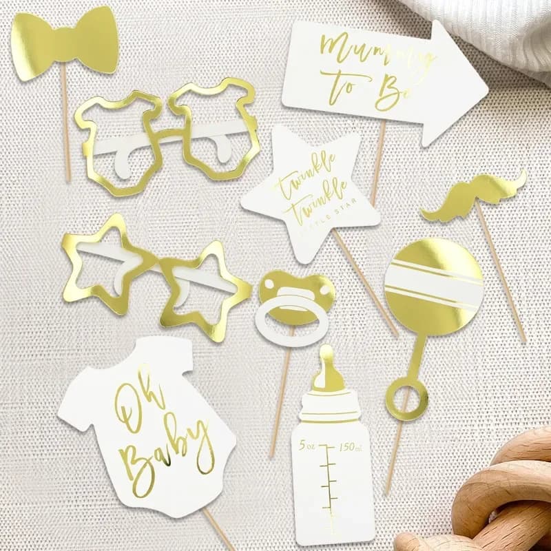 Oh bébé Photo stand accessoires maman pour être douche décoration pour bienvenue sexe révéler enfant