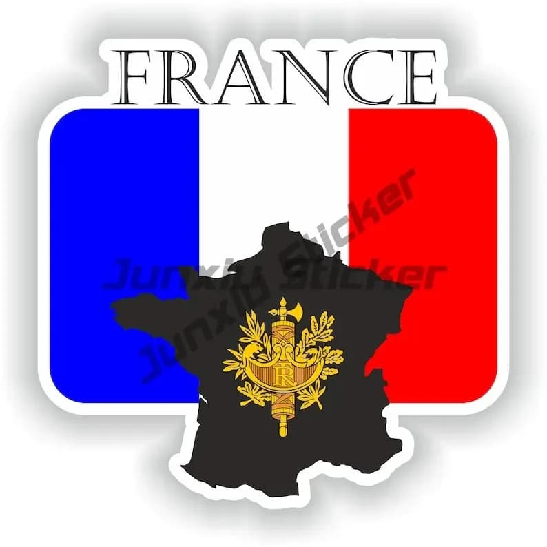 Autocollant France Sensation Sceau, Autocollant Midi-Pyrénées France, Lorraine, Marseille, Toulouse,