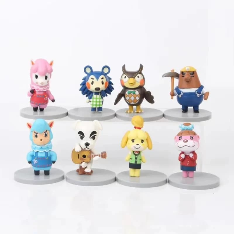 2020 nouveauté 8 pièces/lot Animal Crossing nouveaux Horizons Cyrus K.K Reese Isabelle figurines jou