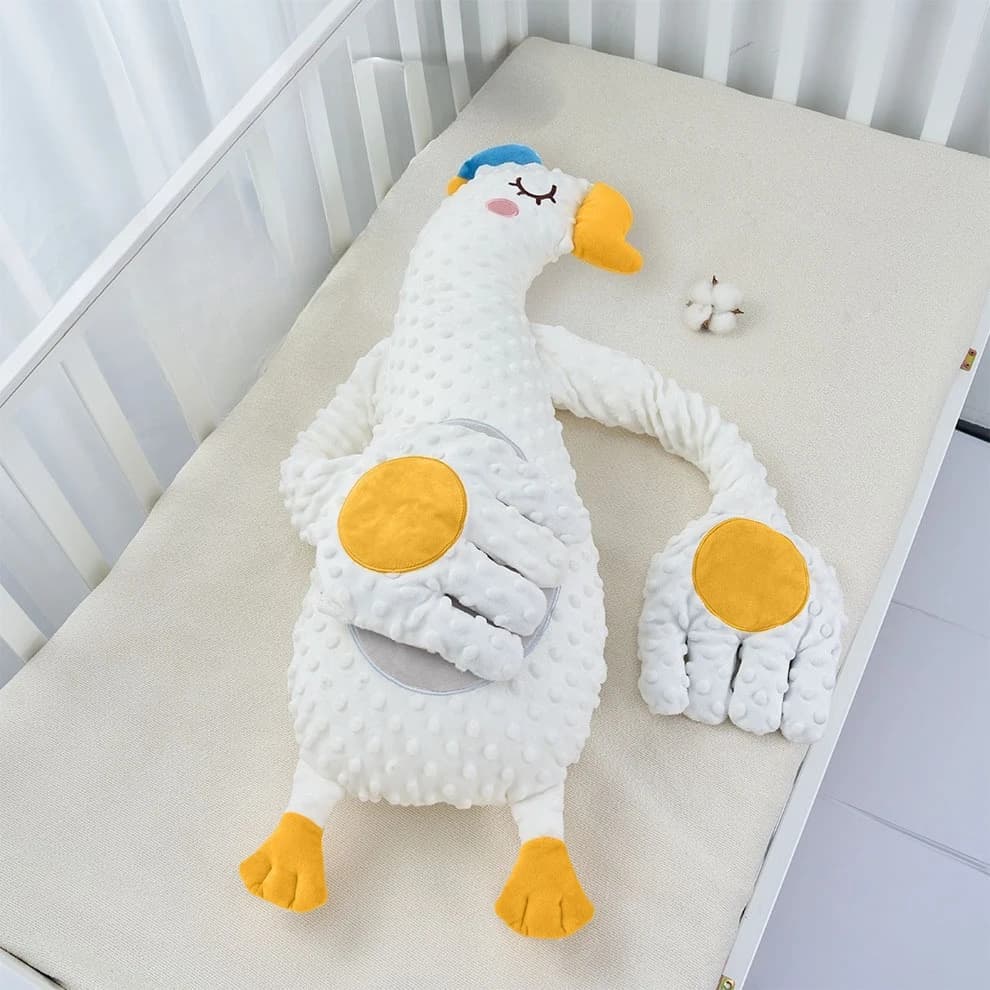 Oreiller de couchage pour bébé, poupée de tapotement pour nouveau-né, avec paume apaisante, télécomm