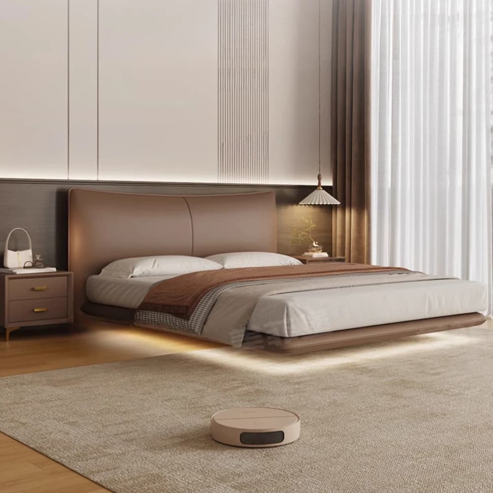 Lit de rangement pour adolescents, chambre à coucher, esthétique, moderne, Queen Size, salon, rembou