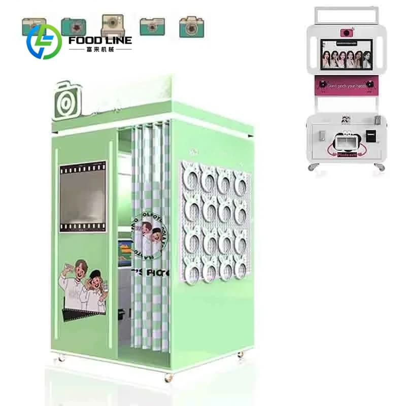 Photomaton personnalisé, contrôlable par télécommande ou application, photomaton selfie, logiciel et