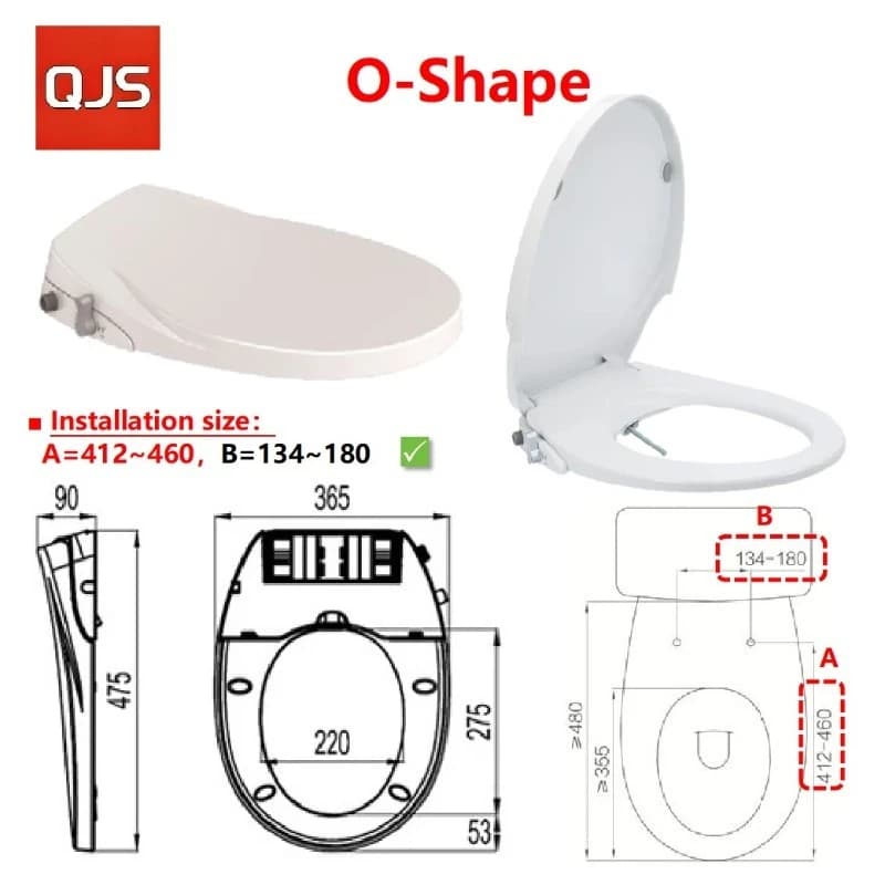 Couvercle de toilette de lavage de Bidet, siège de fesses de lavage féminin écologique, couvercle de