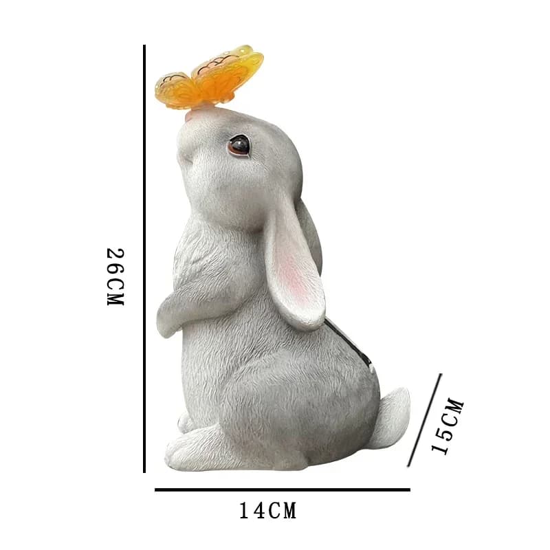 Lampe Solaire d'Extérieur en Résine Peinte, Imitation d'Animaux, Idéal pour Jardin, délégations, Pay