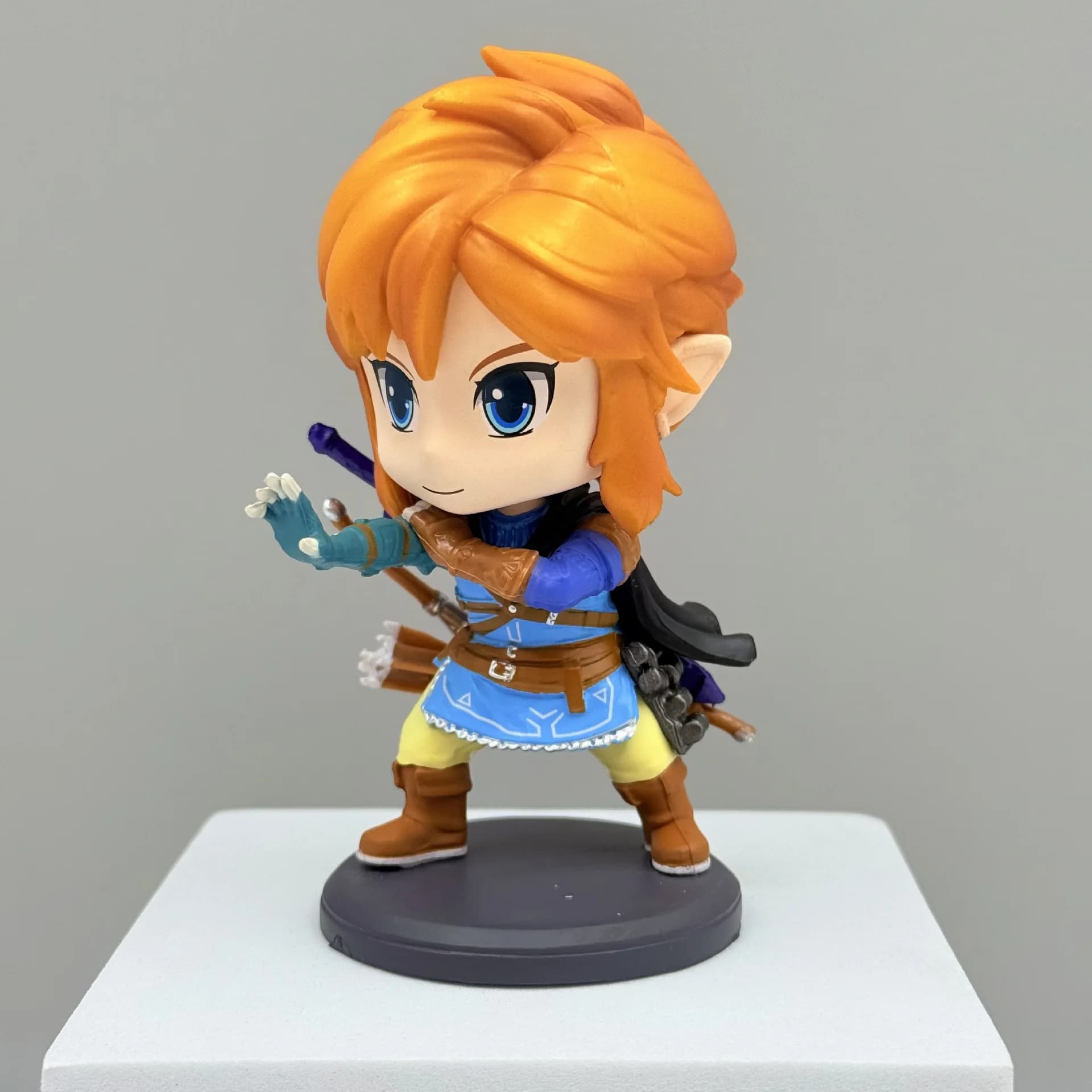 Figurines d'action de Link, personnage d'anime de la série The Legend Of Zelda, version Q, modèle de