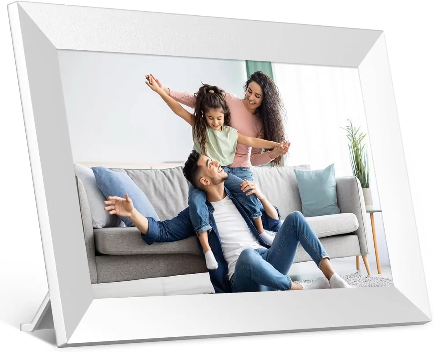 Cadre photo numérique FRAMEO WiFi 32 Go 10,1 pouces 1280x800 IPS Écran tactile Cadre photo numérique