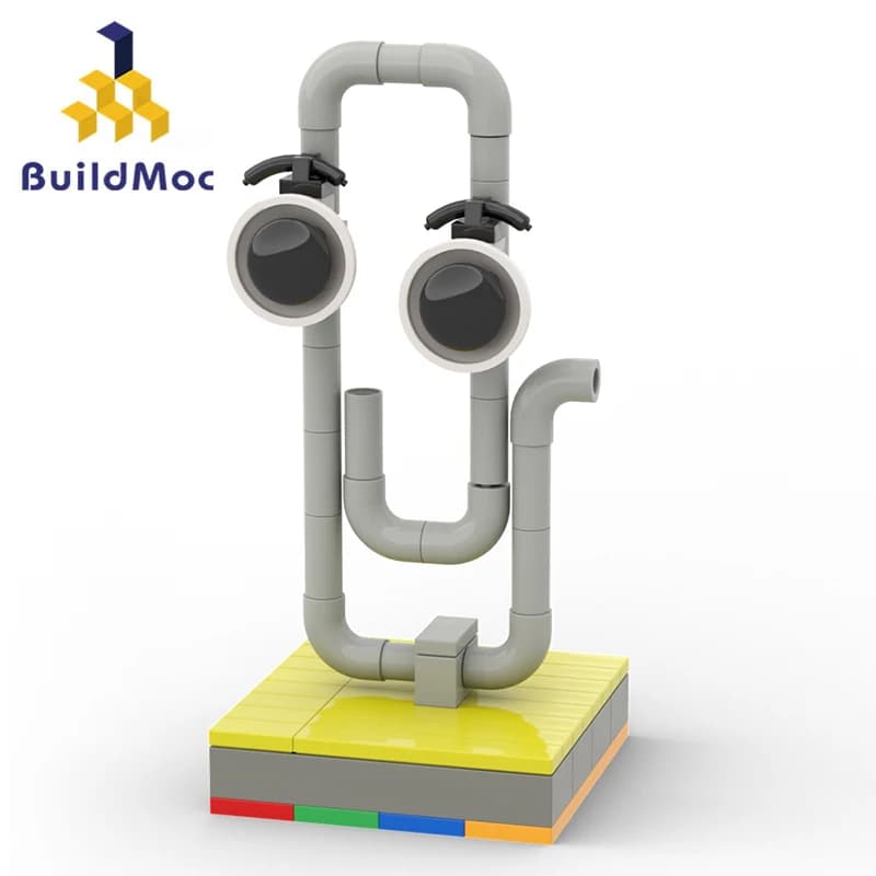 LEQUMOC Creative Office Funny Clippy the Age Revealer World MOC Building Blocks Toys for Gifts Toy 8