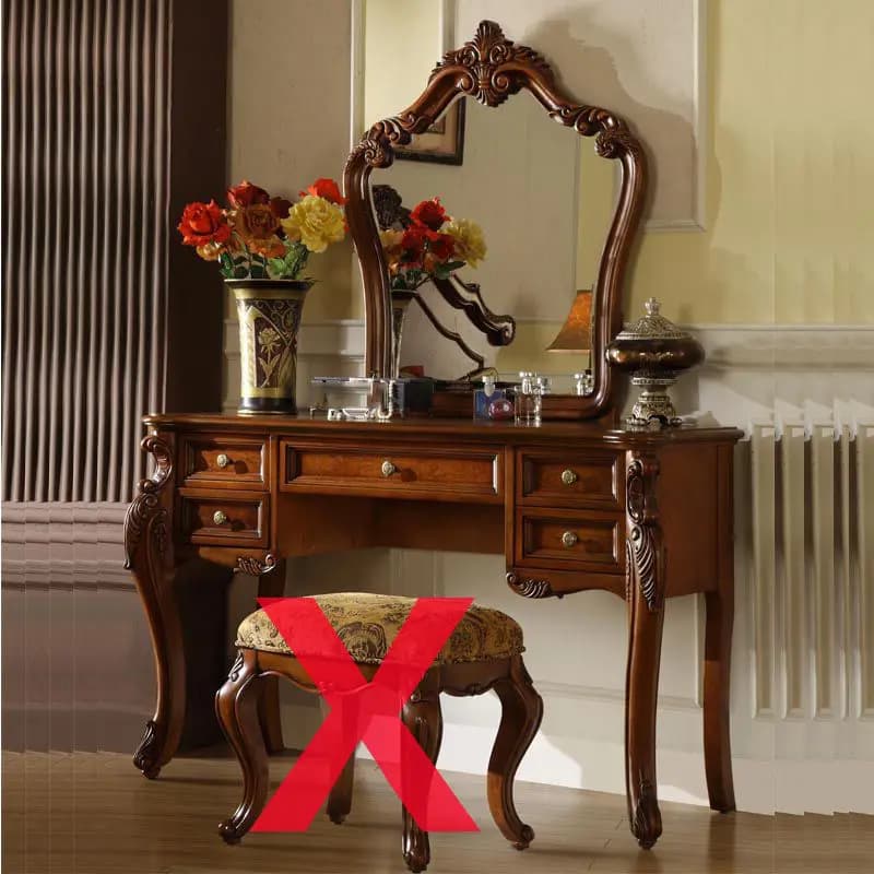 Coiffeuse de bureau esthétique Design grande chambre Cool coiffeuse nordique luxe Espejo Pared meubl