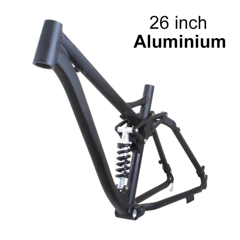 Cadre de vélo VTT de 26 pouces, frein à disque en aluminium avec cadre de vélo absorbant les chocs,