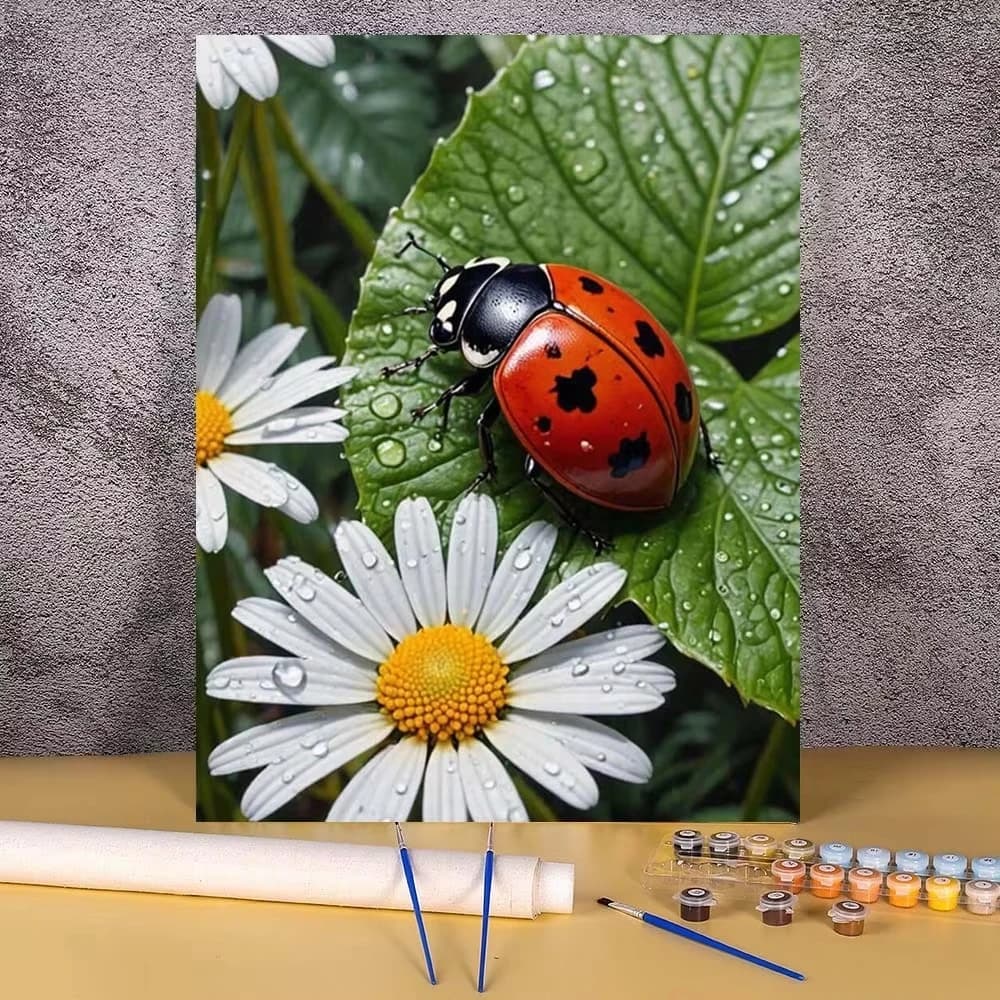 Peinture à l'huile numérique, chat anime, kits de peinture par numéros DIY, dessin de numéros de des
