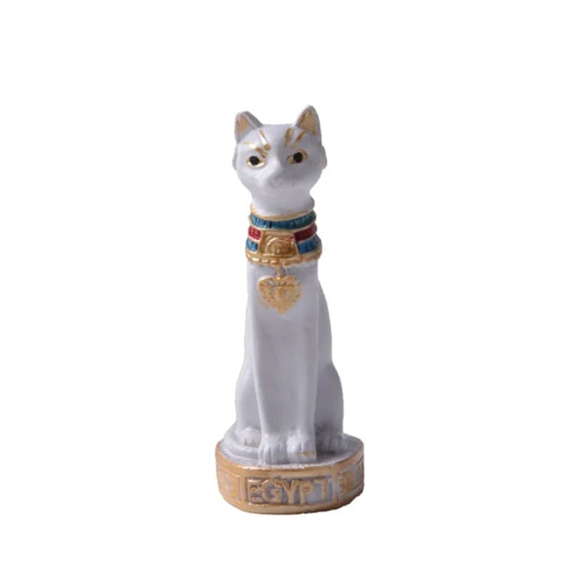 Décoration de maison chat ornement chat égyptien Figurine Statue décoration Vintage chat déesse Bast