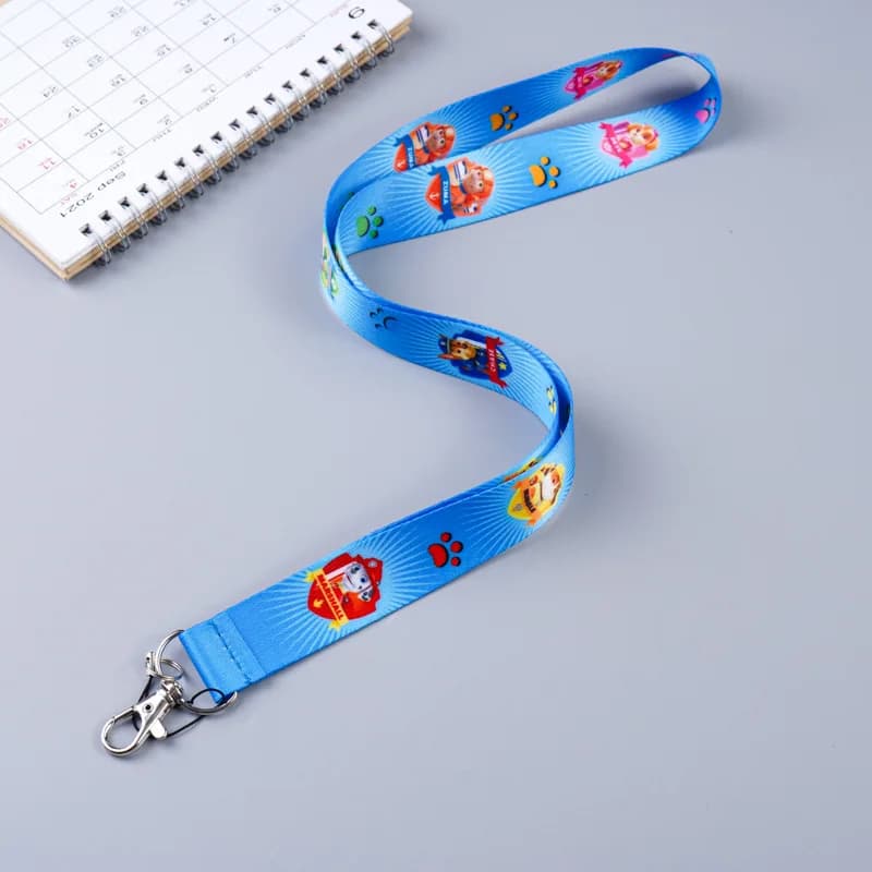 Lanière décorative Pat' Patrouille avec motif de dessin animé, accessoire pour téléphone et porte-ca
