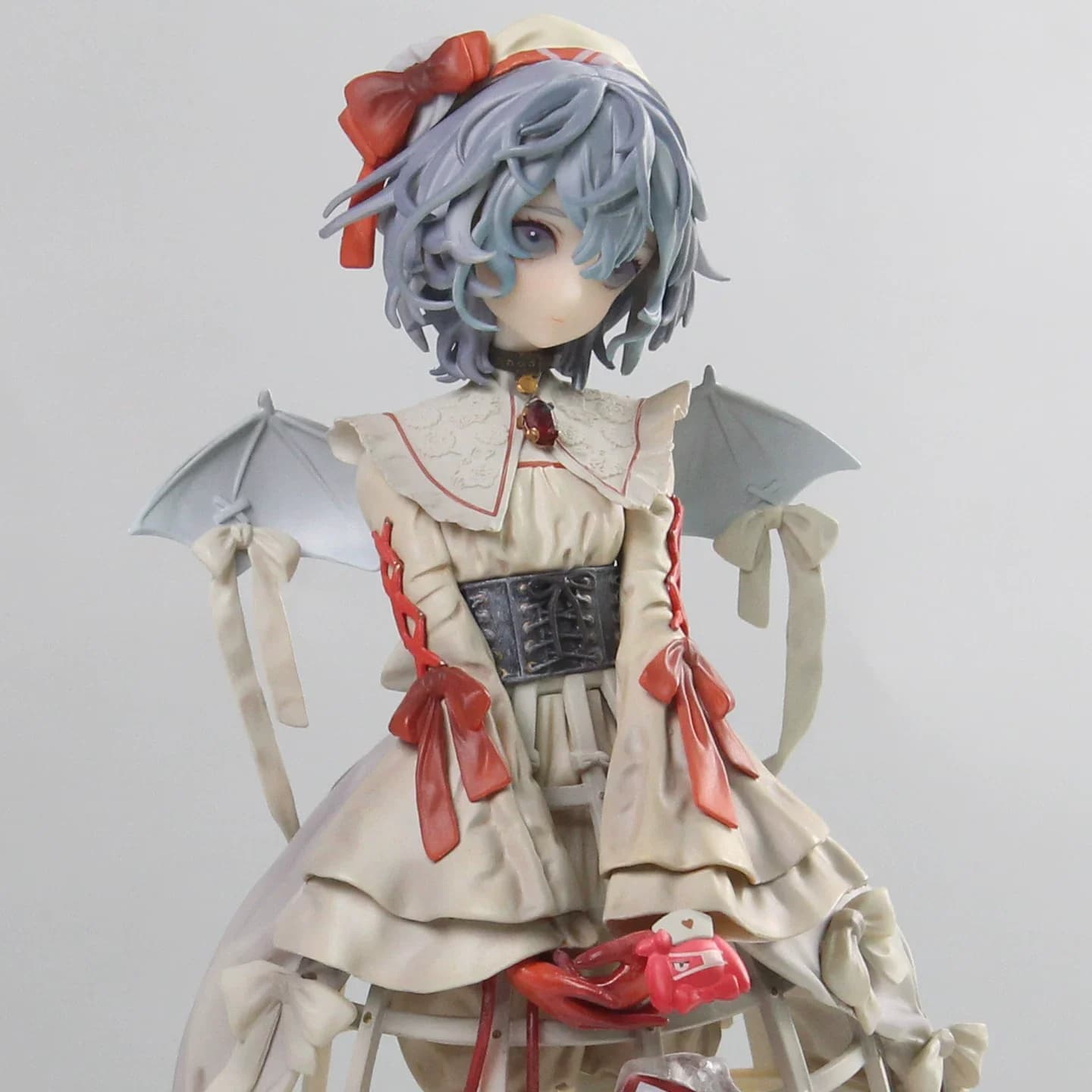 Figurine d'anime Touhou Project Remilia Scarlet, cheveux courts, fille vampire, Statue, modèle de dé