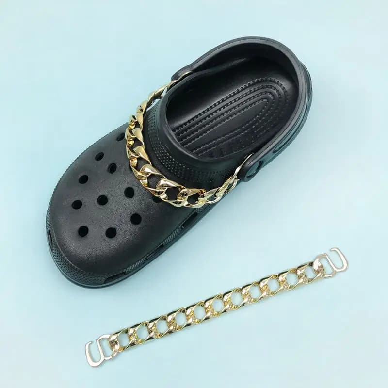 Chaînes croco décoration de chaussures bricolage détachable pour réutiliser les baskets marque de lu