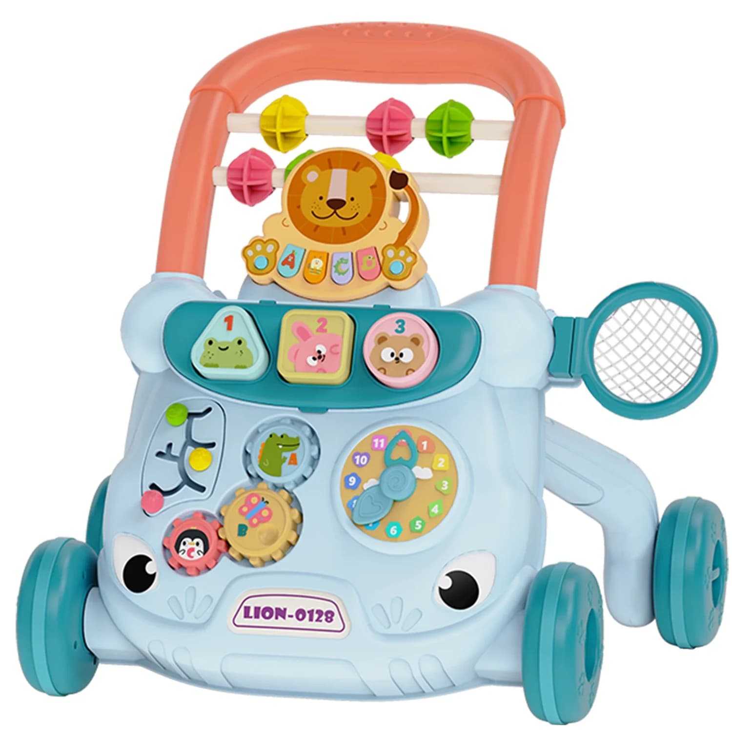 Marche-bébé avec centre d'activités musicales, jouet d'apprentissage multifonctionnel pour tout-peti