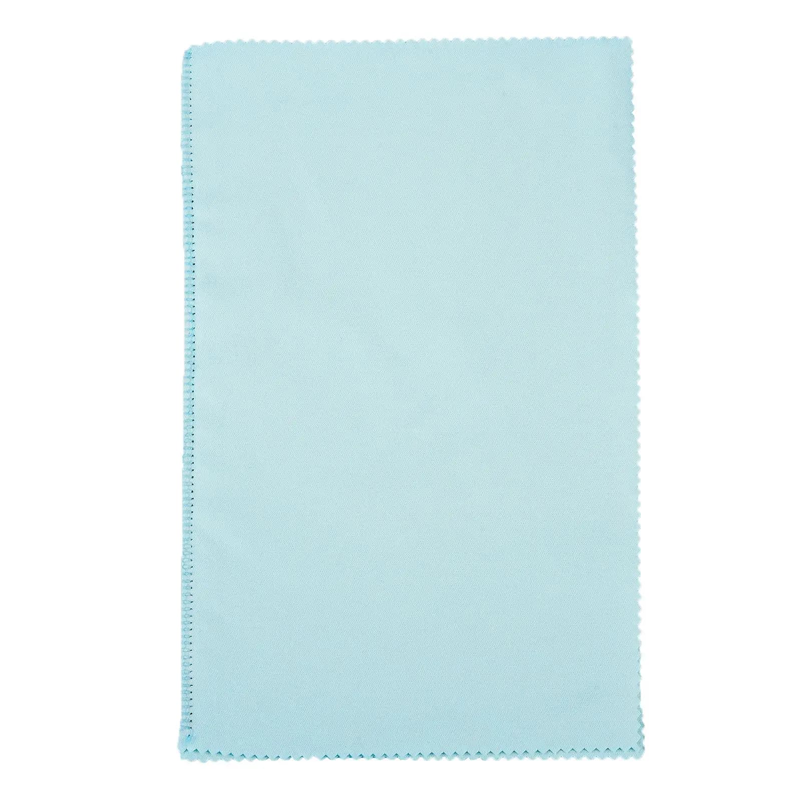 Grand chiffon de nettoyage et de polissage pour bijoux en argent, outils doux pour nettoyer et polir