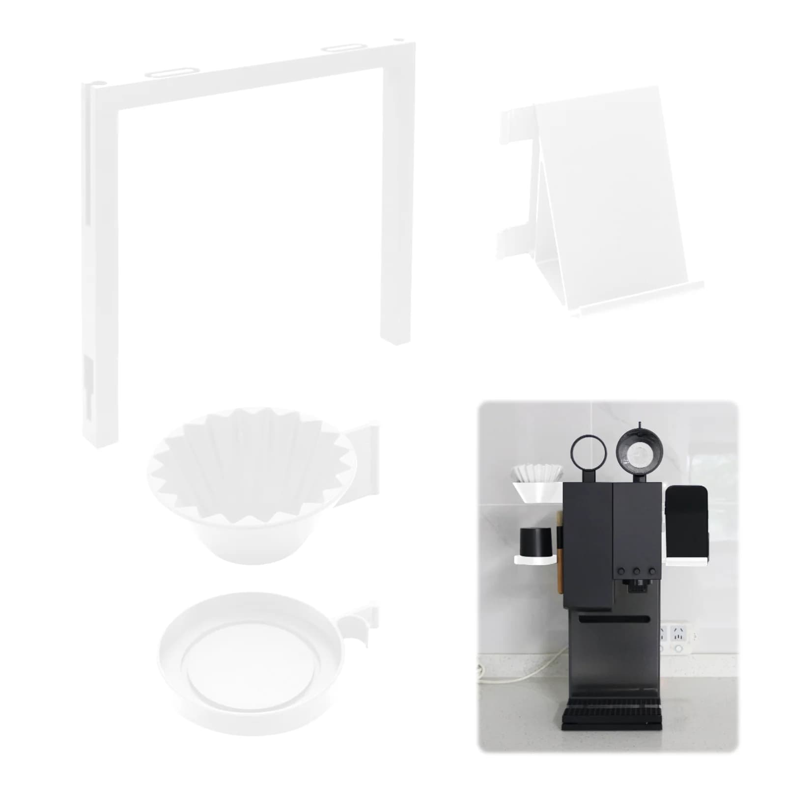 Support de rangement pour accessoires à café compatible avec la machine xBloom Studio, conception mu