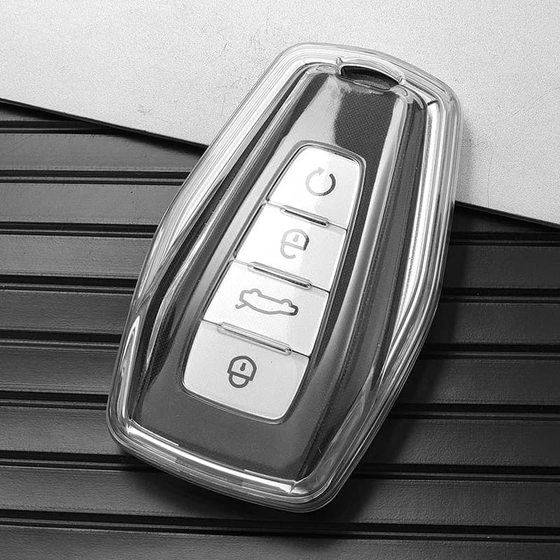 Étui pour clé télécommande de voiture en TPU, coque de support pour Geely Emgrand X7 EX7 Coolray 201