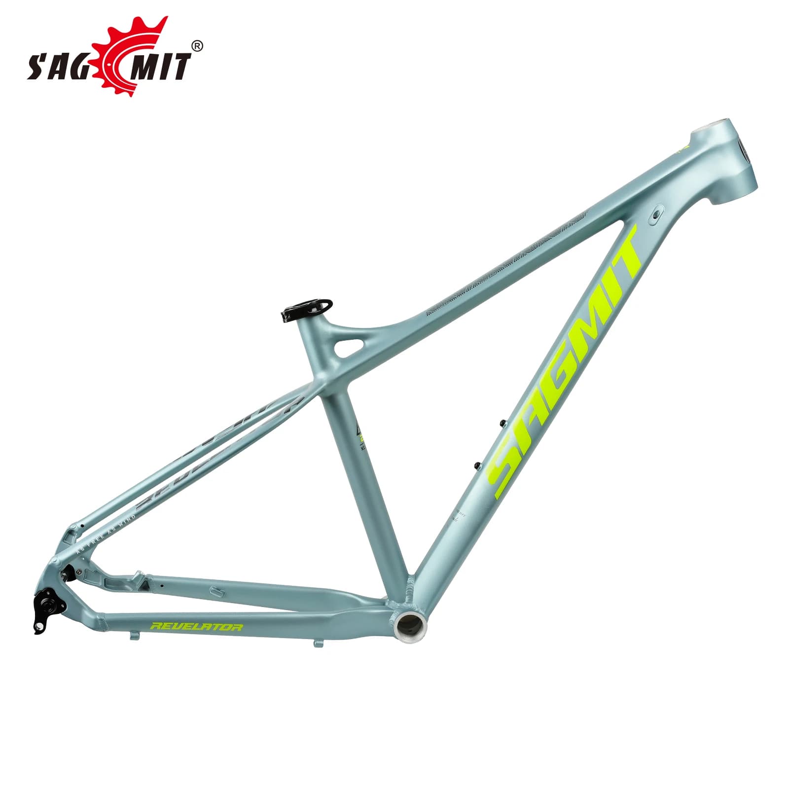 SAGMIT 29 cadre de vélo vtt 12x142mm alliage d'aluminium 29 cadre de roue Tube de tête conique 18 po
