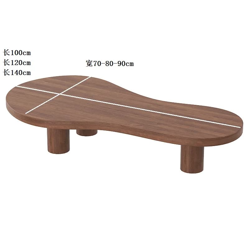 Wabi Sabi – Table basse Vintage en forme De nuage, Design minimaliste du milieu du siècle, meubles D